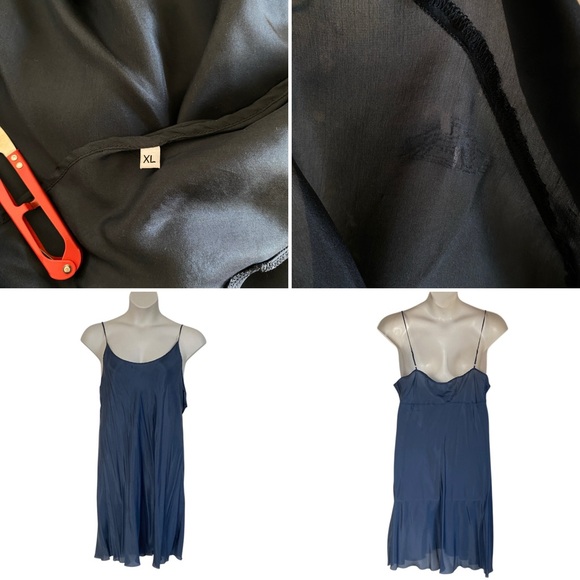 Johnny Was Annia Printed Silk V-Neck Kimono Sleeve Midi Dress Sz XL - Picture 10 of 16